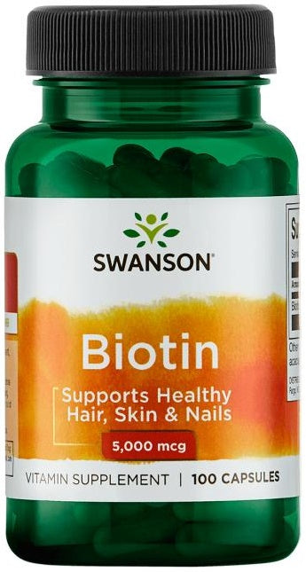 Swansoni biotiin, 5000 mcg – 100 kapslit