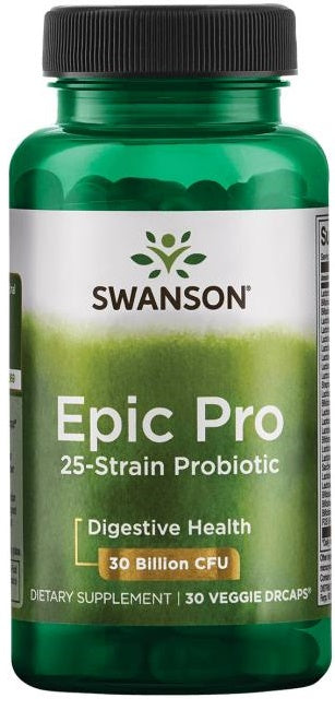 Swanson Epic Pro 25 tüve probiootikum – 30 kapslit
