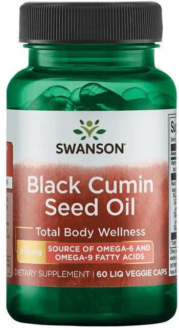 Swansoni mustköömneõli, 500 mg – 60 vedelkapslit