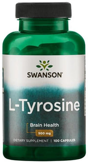 Swanson L-türosiin, 500 mg – 100 kapslit