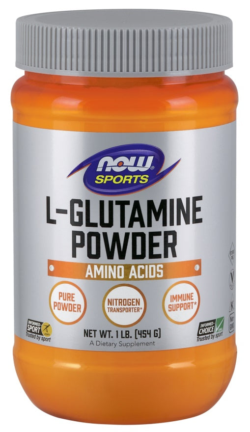 NOW Foods L-glutamiin, pulber - 454 g