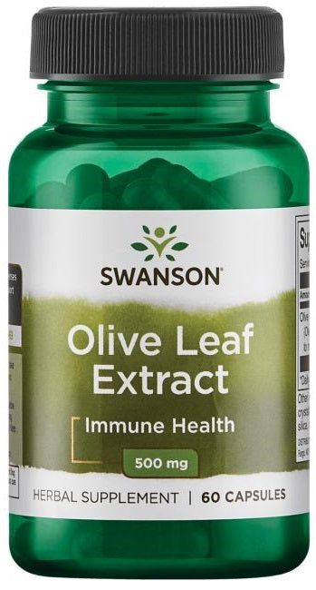 Swansoni oliivilehe ekstrakt, 500 mg – 60 kapslit