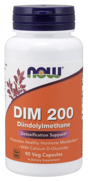 NOW Foods DIM 200 diindolüülmetaan – 90 kapslit