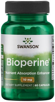 Swanson Bioperine, 10 mg – 60 kapslit