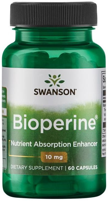 Swanson Bioperine, 10 mg – 60 kapslit