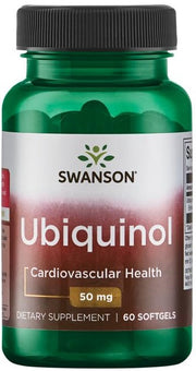 Swanson Ubikinool, 50 mg – 60 kapslit