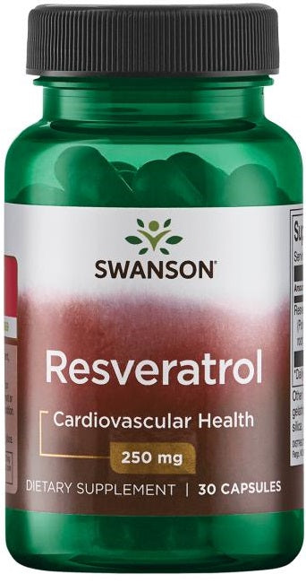 Swansoni resveratrool, 250 mg – 30 kapslit