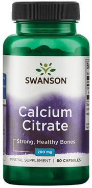 Swansoni kaltsiumtsitraat, 200 mg – 60 kapslit