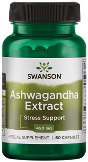 Swansoni ashwagandha ekstrakt, 450 mg – 60 kapslit