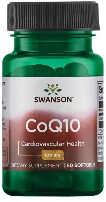 Swanson CoQ10, 100 mg – 50 kapslit