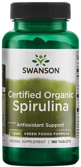 Swanson Spirulina – 180 tabletti