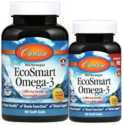 Carlson Labs Smart Omega-3, 1000 mg loodusliku sidruni maitsega – 90 + 30 kapslit