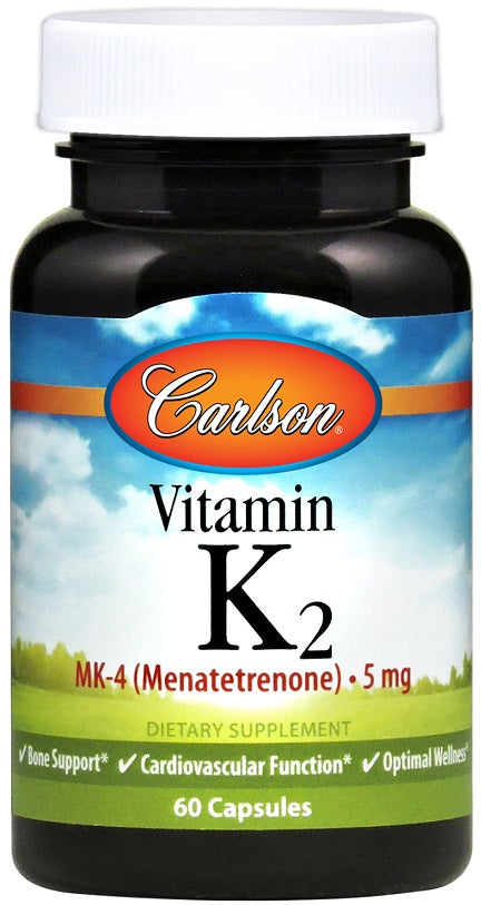 Carlson Labs vitamiin K2 MK-4, 5 mg - 60 kapslit