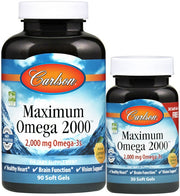 Carlson Labs Maximum Omega 2000 - 90 + 30 geeli