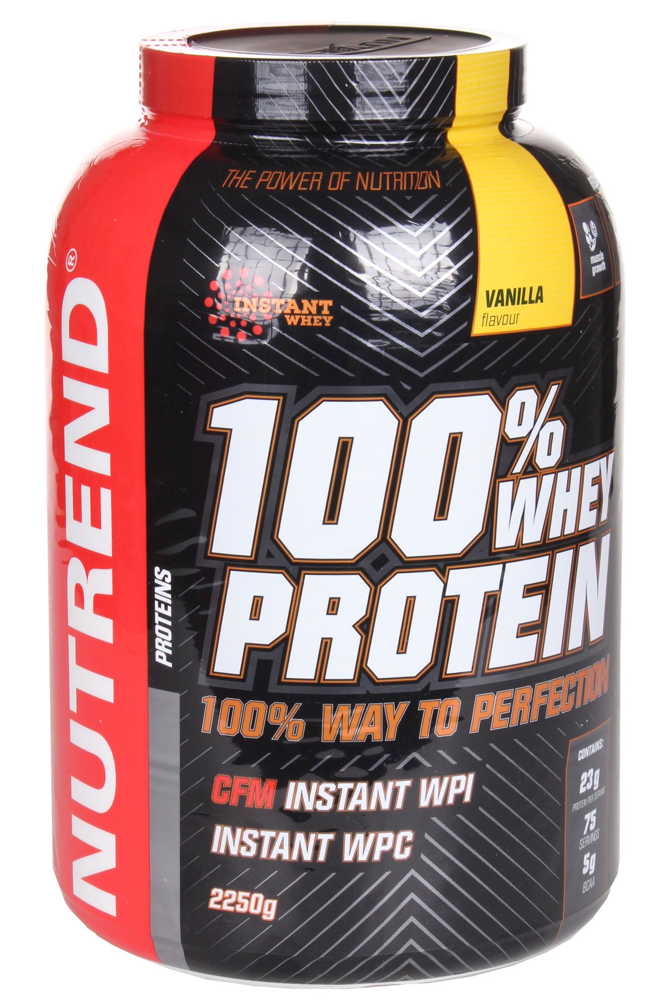 Nutrend 100% vadakuvalgu pulber, vanilje maitse – 2250 g