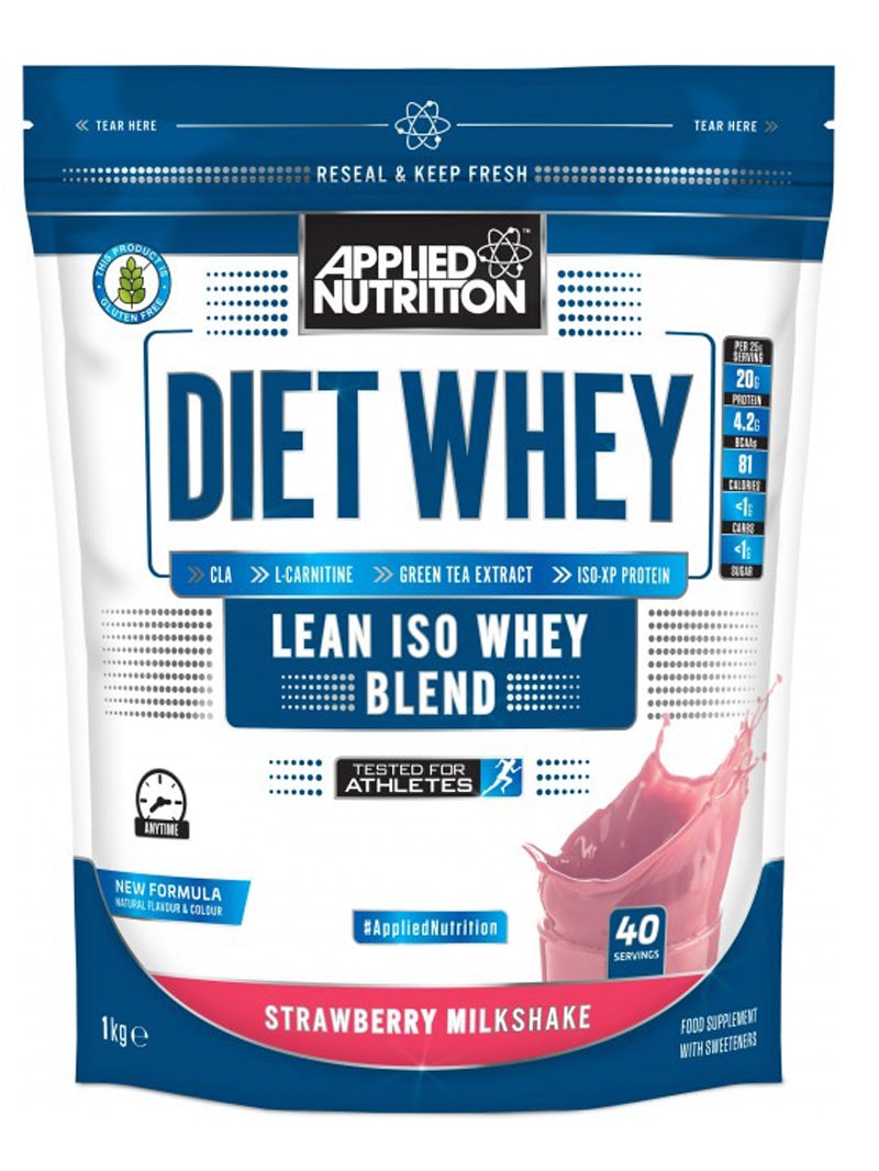 Applied Nutrition Diet Whey, vanillijäätis – 1000 g