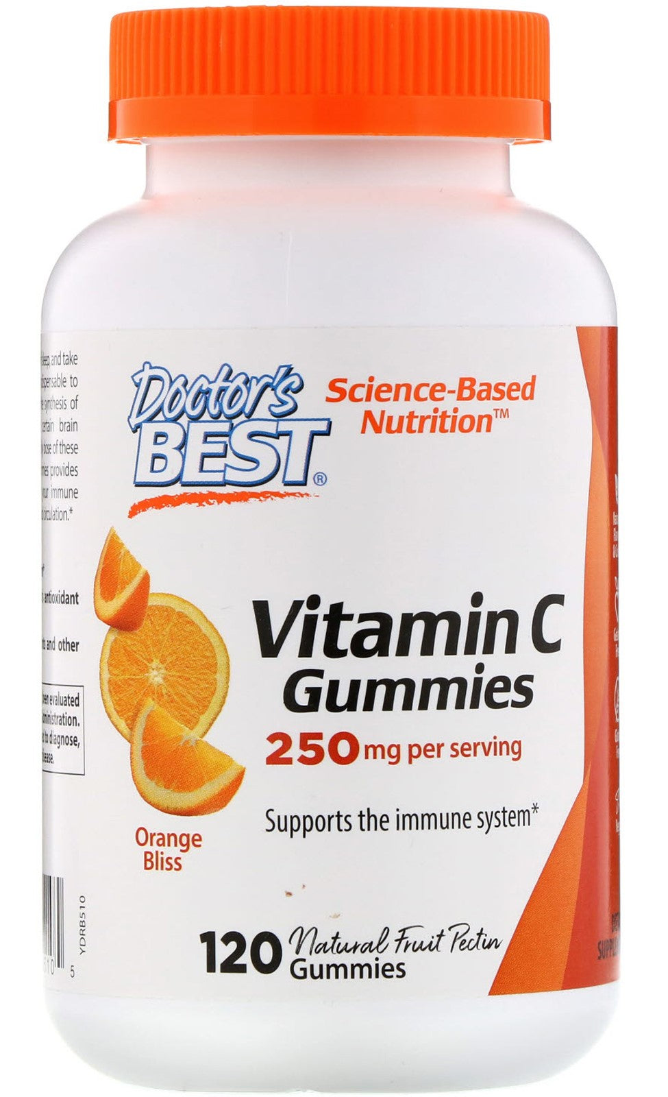 Doctor's Best vitamiin C 250 mg, Orange Bliss – 120 kummikommi