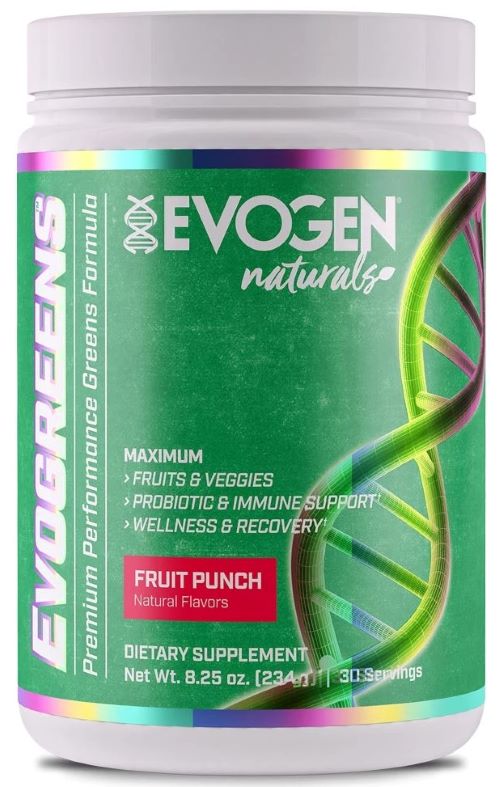 Evogen Evogreens Naturals puuviljapunch – 234 g