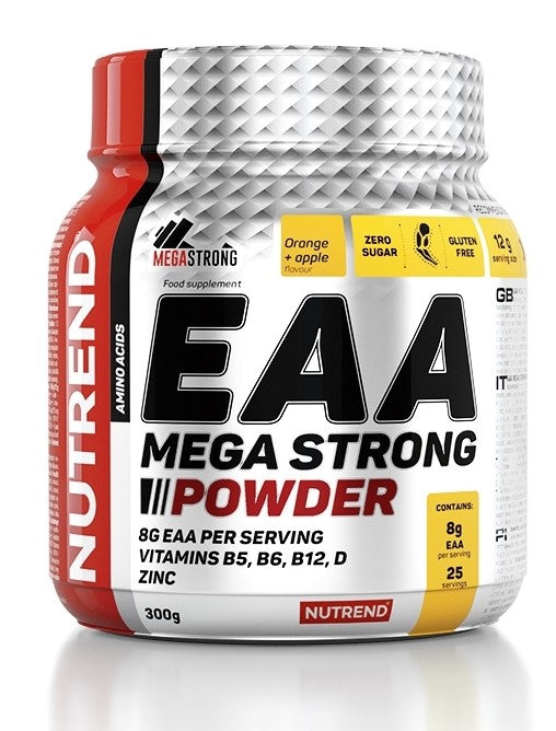 Nutrend EAA Mega Strong pulber, apelsini-õuna maitse – 300 g