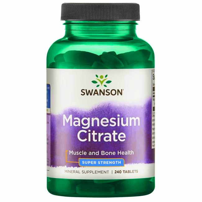 Swansoni magneesiumtsitraat, 225 mg ülitugev – 240 tabletti