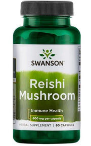 Swanson Reishi seened, 600 mg – 60 kapslit