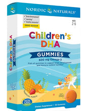 Nordic Naturals DHA kummikommid lastele, 600 mg – 30 kummikommi