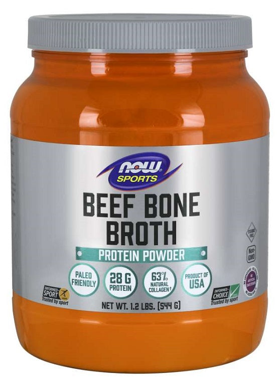 NOW Foods luupuljong, veiseliha pulber – 544 g