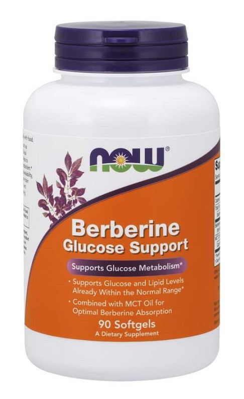 NOW Foods Berberine glükoosi toetus – 90 kapslit