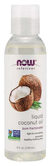 NOW Foods kookosõli, vedel, puhas, fraktsioneeritud – 118 ml.