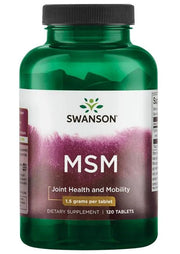 Swanson MSM, 1500 mg – 120 tabletti