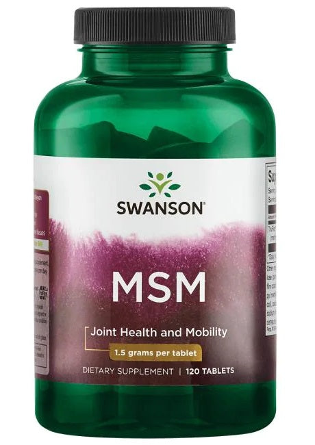 Swanson MSM, 1500 mg – 120 tabletti