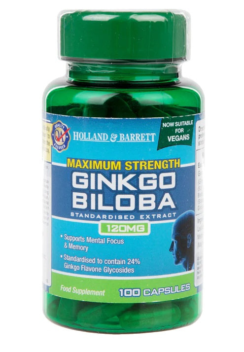 Holland & Barretti maksimaalse tugevusega hõlmikpuu, 120 mg – 100 kapslit