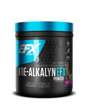 EFX Sports Kre-Alkalyn pulber, Rainbow Blast – 220 g