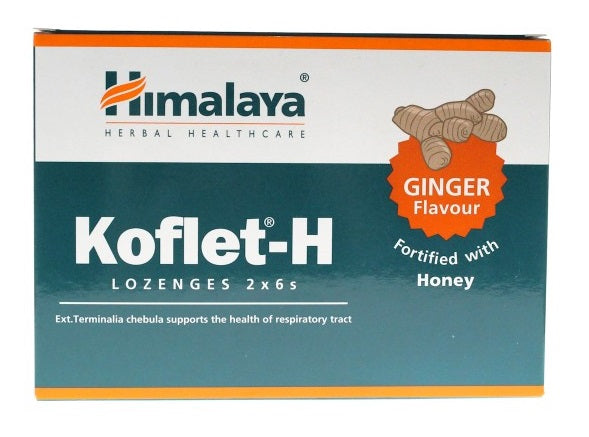 Himalaya Koflet - H, ingveripastillide komplekt – 12 pastilli