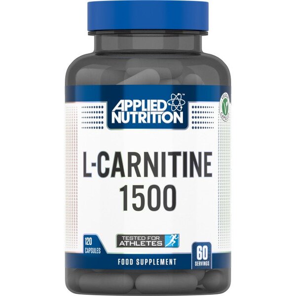 Applied Nutrition L-karnitiin, 1500 mg – 120 kapslit
