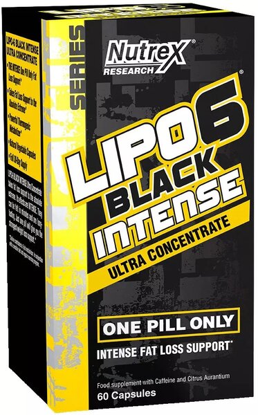 Nutrex Lipo - 6 Black Intense Ultra Concentrate - 60 kapslit