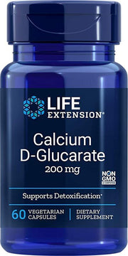 Life Extension kaltsium-D-glükaraat, 200 mg – 60 kapslit