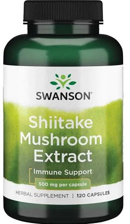 Swansoni šiitake seene ekstrakt, 500 mg – 120 kapslit