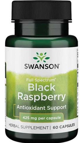 Swansoni musta vaarika täisspektriga kapslid, 425 mg – 60 kapslit