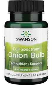 Swansoni täisspektriga sibula maitsetugevdaja, 400 mg – 60 kapslit