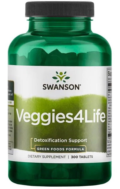 Swanson Veggies4Life – 300 tabletti