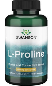 Swanson L-proliin, 500 mg – 100 kapslit