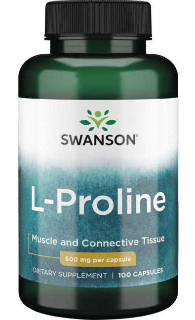 Swanson L-proliin, 500 mg – 100 kapslit