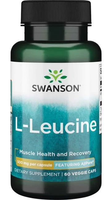 Swanson AjiPure L-leutsiin, 500 mg – 60 kapslit