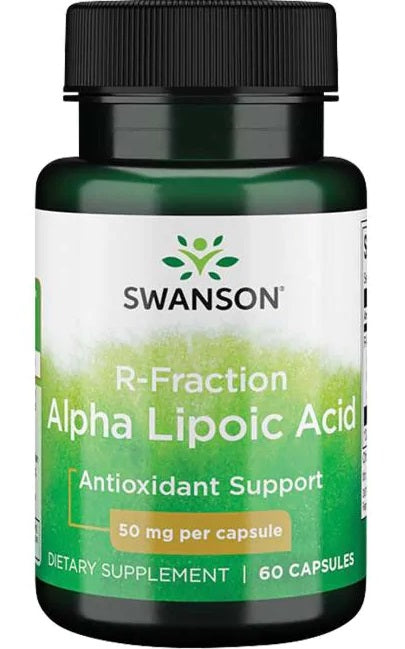 Swanson R-fraktsiooniga alfa-lipoehape, 50 mg – 60 kapslit