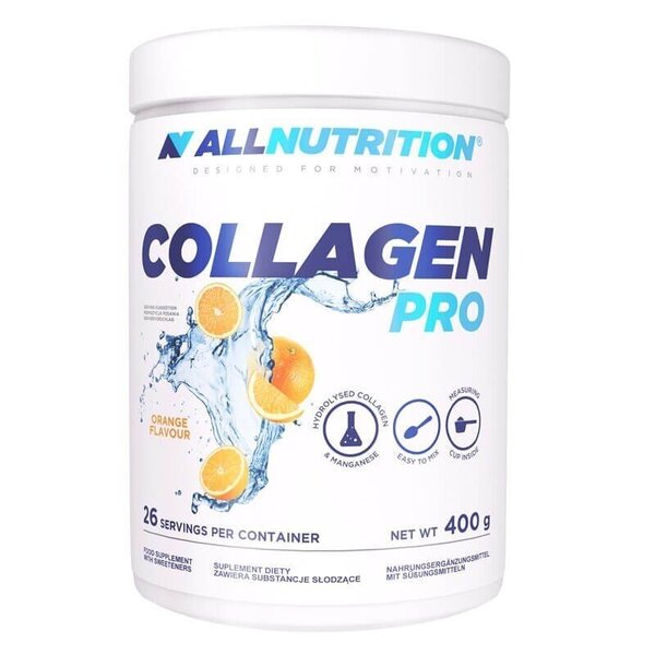 Allnutrition Collagen Pro, apelsinimaitseline – 400 g