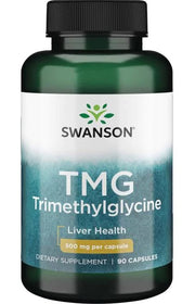Swanson TMG (trimetüülglütsiin), 500 mg – 90 kapslit
