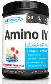 PEScience Amino IV, maasika limonaad – 405 g