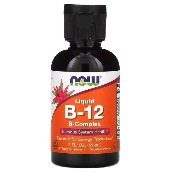 NOW Foods vedel B-vitamiini kompleks – 59 ml.