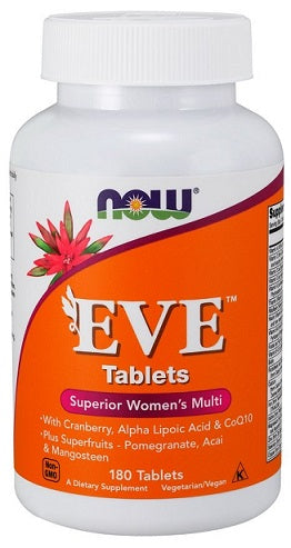 NOW Foods Eve Superior naiste multivitamiinikompleks – 180 tabletti